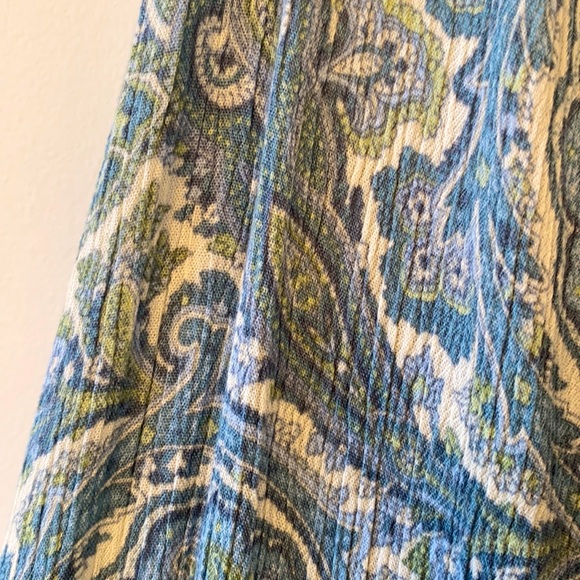 Flowy, Long Paisley Print Summer Dress - Picture 2 of 4